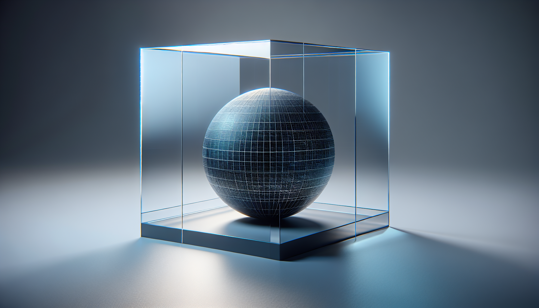 A minimalist 3D render of data compression metaphors