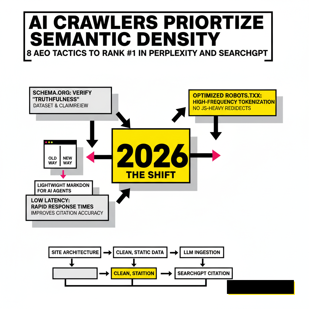 A visual representation of an AI model retrieving data chunks from a website to form a response